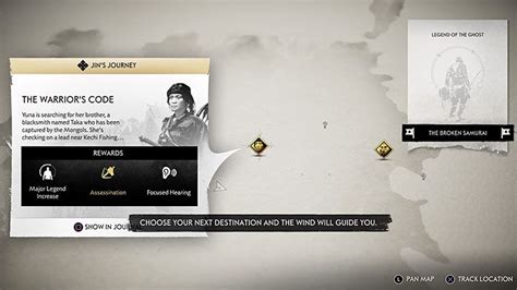 ghost of tsushima quests|Main Quests .